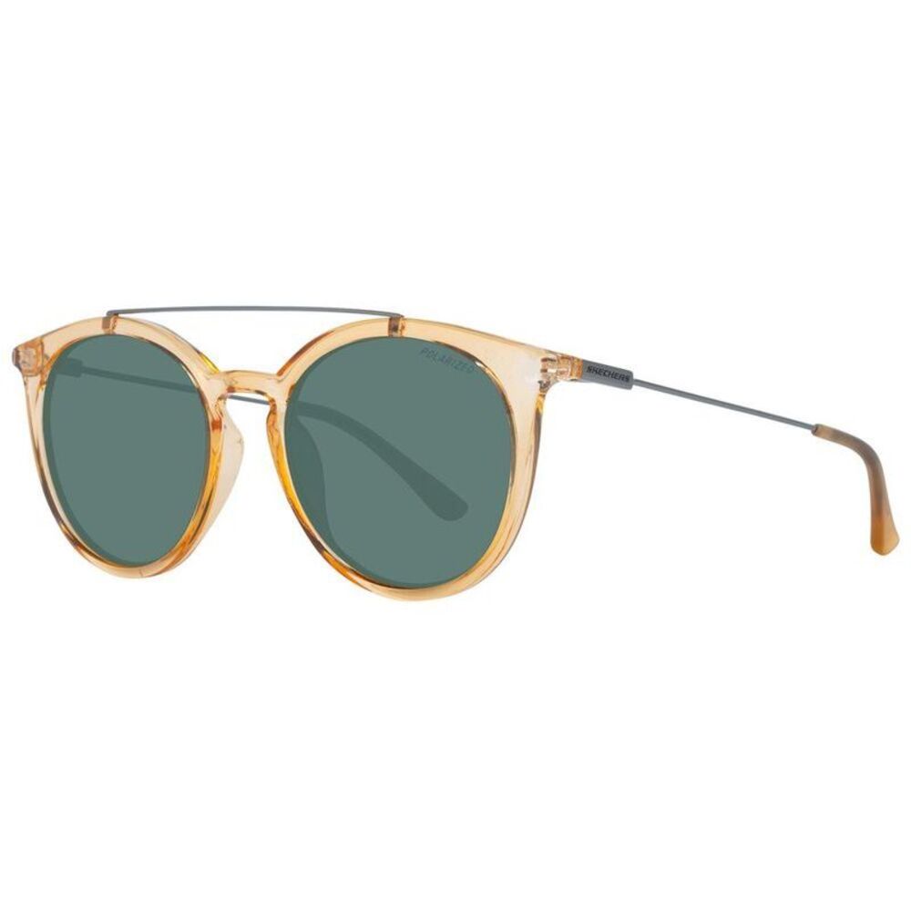 SKECHERS Metal Frame Sunglasses with UV Protection Unisex Orange